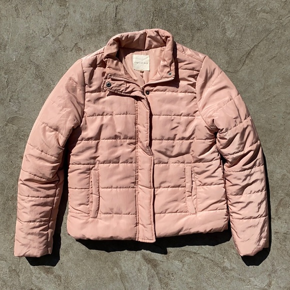 Copper Key Jackets & Coats Copper Key Light Pink Blush Quilted